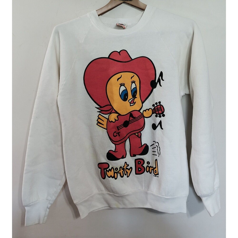 Vintage 80s Conway Twitty sweatshirt Medium Single Stitch Country graphic print